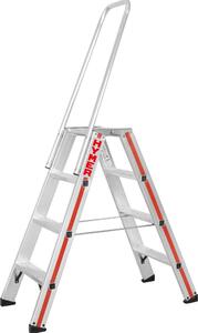 Scala a pioli Hymer con staffa di sostegno, 2x12 gradini
