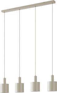 Lindby lampada a sospensione Ovelia, beige, 4 luci, metallo, E27