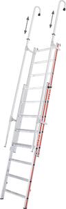 Hymer Scala a pioli da appendere Scala scorrevole Scala da appendere per scaffali 2x9 pioli