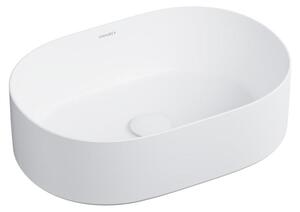 Omnires MESA MESA460BM lavabo da appoggio, bianco opaco