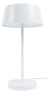 Lampada da tavolo Lindby Milica LED, bianca, dimmerabile