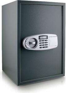 Cassaforte Bituxx cassaforte per mobili cassaforte a muro cassaforte a valigetta casseforti dimensioni (L/H/D): 350 mm x 520 mm x 360 mm - spessore porta: 4 mm grigio scuro MS-11392