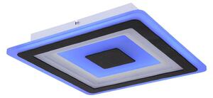 Lampada da soffitto LED intelligente, dimmerabile, controllabile tramite app, lunghezza 39,5 cm