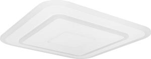 LEDVANCE ORBIS Saddie SMART+ WiFi apparecchio 50x50cm, plafoniera LED dimmerabile per interni, 32W, temperatura colore da 2700 a 6500K, 3400 lumen, 2 moduli LED RGB, design a pannello, bianco