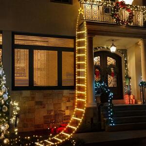 SALCAR 3M LED luci natalizie a scala, luci natalizie illuminate a LED con timer, 8 modalità