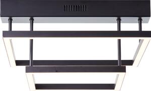 Plafoniera LED Brilliant Ranut 21 W 1360 lm 3000 K nero dimmerabile