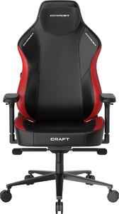 Sedia da gioco DXRacer, Craft Racer, Craft Series 2023, nero-rosso