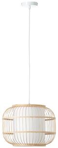 Lampada a sospensione Bones 40cm bianco/naturale