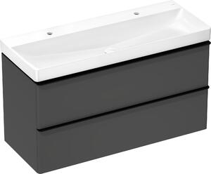 Hansgrohe Xelu Q lavabo, avec garniture d'écoulement, sans trop-plein, 1200x480mm, blanc, 61042450, 61042450