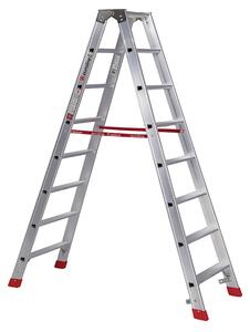 Euroline Premium 30577 Scala a pioli a 2 file da 8 gradini