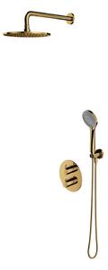 Omnires Y SYSYT05GL Set doccia termostatico da incasso, dorato