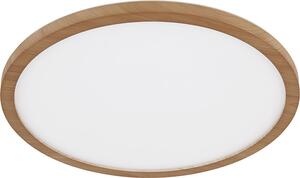 Plafoniera LED, effetto legno, 3 livelli di luce, D 42 cm
