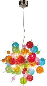 Näve 7026461 Lampada a sospensione - Sfera di vetro; Attacco: G9; Colore: Multicolore