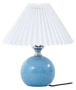Lampada da tavolo Lindby Kerimi, Vetroceramica, blu, 29 cm