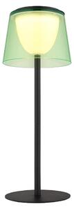 Lampada da tavolo a LED, per interni ed esterni, batteria ricaricabile, dimmer touch, H 34 cm