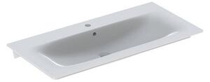Lavabo per mobili Geberit RENOVA PLAN con foro per rubinetto, con sfioratore 1000 x 480 mm bianco 122200600