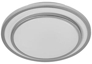 LEDVANCE ORBIS BERLIN Plafoniera LED 300mm, argento, 16W, 2000lm, colore della luce bianco caldo, distribuzione della luce molto omogenea, lunga durata, modulo LED installato permanentemente, rotondo, classe di protezione IP20, 3000K