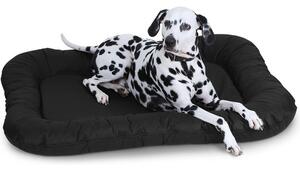 Letto per cani da interno e da esterno impermeabile nero | quadrato | XL