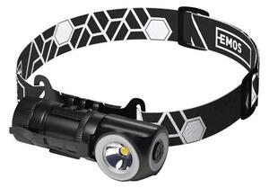 Lampada frontale ricaricabile a LED dimmerabile / 800 mAh, 3,7 V
