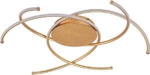 Lindby Plafoniera LED Yareli, oro, metallo, Ø 70 cm