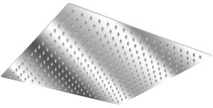 Tectake® soffione a pioggia in acciaio inox lucido con effetto specchio filettatura da 1/2 pollice