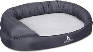 Letto ortopedico per cani XXXL - 135 x 85 cm | Grigio