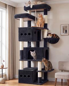 Albero per gatti XXL, alto 182 cm, con diverse piattaforme