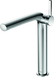 Miscelatore monocomando per lavabo Keuco 80 EDITION 400 senza scarico nichel spazzolato 51504050100