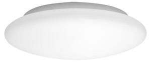 Plafoniera a LED, metallo, vetro bianco, 3000K, diametro 35 cm