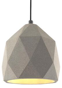 Lampada a sospensione, E27, lampada per soggiorno, sala da pranzo, cucina, regolabile in altezza Colore grigio cemento-pietra
