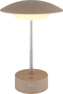 Lampada da tavolo senza fili con batteria ricaricabile Touch Dimmer Lampada da tavolo dimmerabile Marrone 58013K