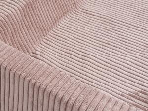 Knuffelwuff: cuccia ortopedica per cani in velluto a coste con effetto tessuto a mano, modello Santiago M-L, 85 x 65 cm, rosa