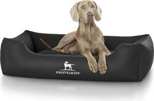 Letto per cani Sidney in ecopelle XL nero