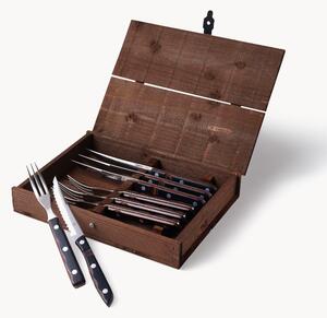Set di posate da bistecca con scatola Old Farmer, varie misure