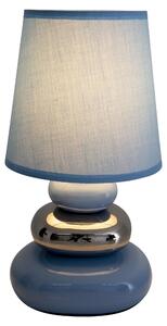 Lampada da tavolo soggiorno lampada da tavolo camera da letto Vetroceramica tessuto blu 3045312