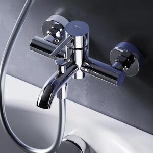 AM.PM Miscelatore per vasca Miscelatore per vasca Miscelatore monocomando cromato Rubinetti per vasca da bagno in ottone a parete