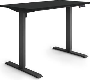 ESMART Germany ETX-121BB 120 x 60 cm Nero Scrivania ergonomica in piedi/seduta Regolabile elettricamente in altezza in modo continuo 73,5 - 123,5 cm 3 x porta di ricarica USB con memoria Promemoria attività Avvio/arresto graduale