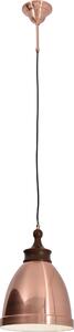 Lampada a sospensione in metallo Näve; colore: rame, 6076147