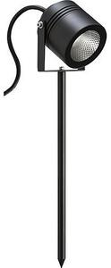 Faretto da terra LCD LED nero 15W bianco caldo IP65 50x9,5 cm 5014