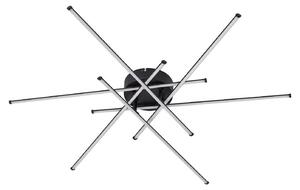 Lindby Plafoniera LED Elviano, Ø 80 cm, nero, 3.000 K
