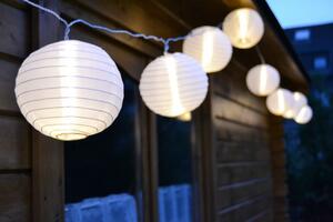 Catena luminosa a LED per feste, 5 m, 20 LED bianchi caldi