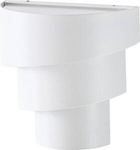 Lindby Lampada da parete per esterni a LED Valir, bianca, tre paralumi, IP54