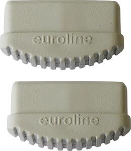 Euroline Piedino per scala bianco 65x20 mm Coppia