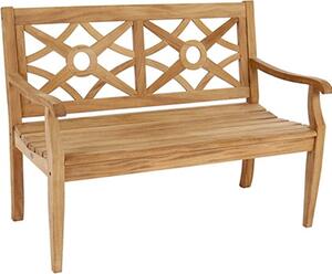 Panca da giardino SAYANG 2 posti in teak 120 cm by GardenPleasure
