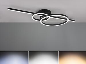 Lampada da soffitto a LED MONTILLA 54W Da 2700 a 6000K 6300 lm metallo nero dimensioni: 12x100x40 cm IP20 Trio