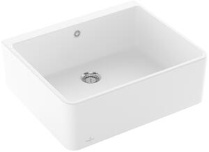 Villeroy & Boch VB lavello 60 X lavello monovasca 636001 595x500mm PietraBianco VetroceramicaPlus