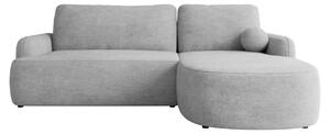 MIRJAN24 Divano angolare Loridu, ideale per il soggiorno, a forma di L, con funzione letto e contenitore per biancheria (colore: Lumo 65, lato: destro)