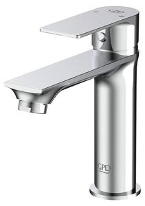 Miscelatore per lavabo cromato, rubinetteria da bagno in ottone MLB155