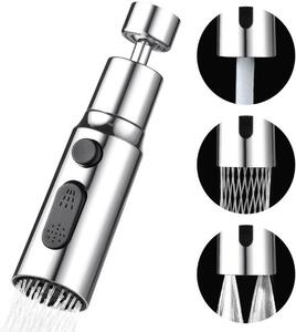 Ugello spray per rubinetto da cucina - Rotazione a 360° - Confezione da 1 pezzo - Materiale: ABS