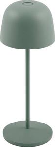 Lindby Lampada da tavolo ricaricabile a LED Arietty, verde, dimmerabile, IP65
